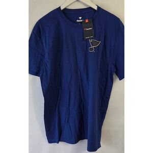 Fanatics T-Shirt Mens XL Blue New St. Louis Blues NHL Graphic Tee